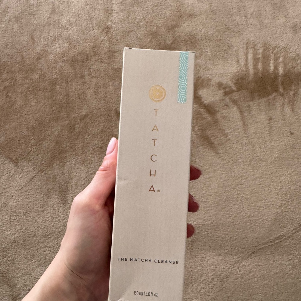 Tatcha The Matcha Cleanse - Cream and Gold Packaging